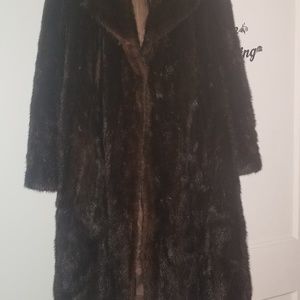 A fabulous full length mink coat
